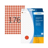 Etichete autoadezive Herma 2212, Diametru 8 mm, 5632 buc - RESIGILAT