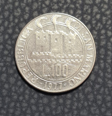San Marino 100 lire 1977 foto