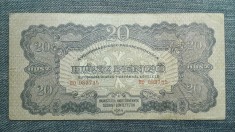 20 Pengo 1944 Ungaria / Comandamentul Armatei Rosii / Armata rosie / 083735