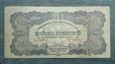 20 Pengo 1944 Ungaria / Comandamentul Armatei Rosii / Armata rosie / 083735 foto