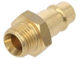 Adaptor Filetat EURO Alamă 1/4&quot;