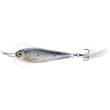 Lingurita Oscilanta Live Target Flutter Shad Sinking, Silver / Black, 5.5cm, 14g