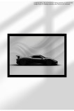 Poster Canvas cu Supercar Modern &ndash; Print Digital Ne&icirc;nramat pe P&acirc;nză Mată - 1816 918 Spyder | A4 (21 x 29.7 cm)