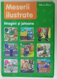 MESERII ILUSTRATE de DIANA NEACSU , ilustratii FLORIN ENACHE , ANII &#039;2000 , MAPA CU 27 PLANSE, LIPSA JETOANE *