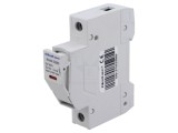 Clemă QOLTEC 10x38mm pentru șină DIN 15A 1kVDC cod 52580