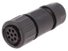 Conector Circular Mufă pe Cablu 8 Pin Mamă fără Contacte