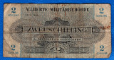 (1) BANCNOTA AUSTRIA - 2 SCHILLING 1944, TRUPELE MILITARE ALIATE