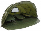 Cort Prologic Bivvy + Foaie de Cort Overwrap, 2 persoane, 365x380x180cm