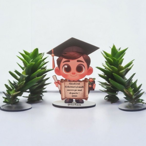 Figurina cadou absolvire baietel
