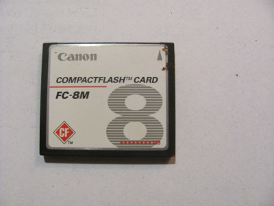 GE - Card memorie vechi aparat foto digital / CANON fc-8m / de colectie / China foto