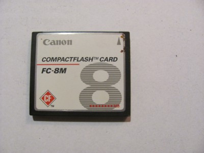 GE Card memorie vechi de colectie pt. aparat foto digital / CANON fc-8m / China foto