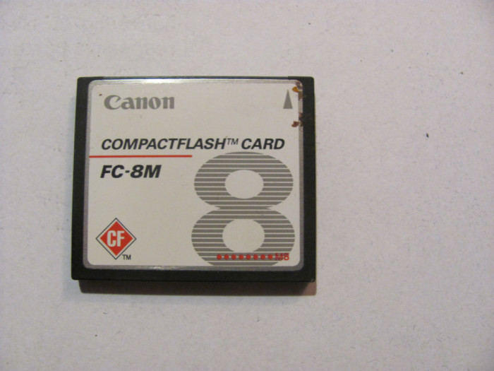 GE Card memorie vechi de colectie pt. aparat foto digital / CANON fc-8m / China