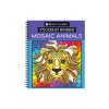 Brain Games - Sticker by Number: Mosaic Animals (28 Images to Sticker)