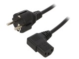 Cablu de alimentare 3x1mm2, 16A, 250V, 3m, mufă UNI-Schuko