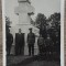 Militari si monument dedicat eroilor (?), perioada interbelica// foto tip CP