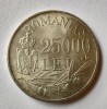 Moneda Argint Romania 25000 Lei 1946 Necuratata - Numismatica