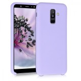 Husa pentru Samsung Galaxy A6 Plus, Silicon, Mov, 46379.108, kwmobile