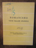Romancero Vechi balade spaniole