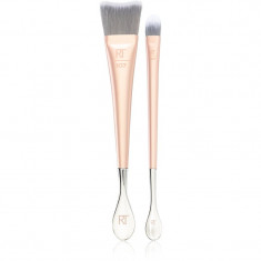 Real Techniques Skincare Brush Duo set perii machiaj 2 buc