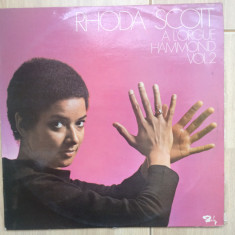 Rhoda Scott A L'Orgue Hammond Vol.2 1970 disc vinyl lp muzica jazz Barclay Fr VG