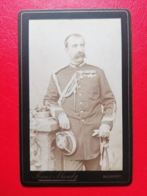 Cdv Mandy Bucuresti ofiter decorat foto