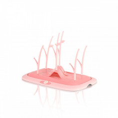 Suport pentru uscare biberoane Drying Rack Coral Pink