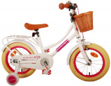 Bicicleta pentru fete Volare Excellent, 14 inch, culoare alb, frana de mana si c PB Cod:21149