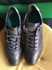 Adidasi Prada Milano originali, piele naturala, nr.39,5-25 cm. foto