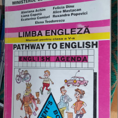 LIMBA ENGLEZA CLASA A V A ENGLISH AGENDA ACHIM CAPOTA COMISEL MASTACAN DINU