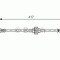 Conducta / cablu frana DACIA DUSTER Caroserie (2011 - 2016) BOSCH 1 987 481 626