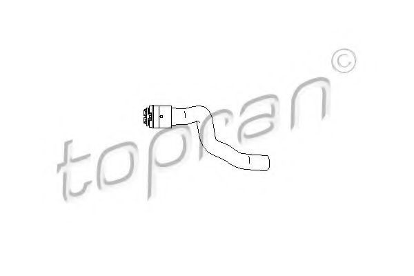 Furtun radiator OPEL ASTRA G Limuzina (F69) (1998 - 2009) TOPRAN 207 682
