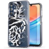 Husa pentru samsung galaxy a15 4g, atasare magnetica, magsafe, pattern skin 50, clear