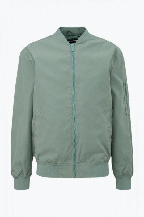 Jacheta barbati tip aviator cu buzunare oblice verde deschis 2XL, Verde deschis, 2XL INTL, 2XL+ (Z200: SIZE (3XSL --&gt;5XL))