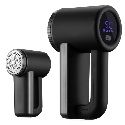 Aparat de curatat scame, 3 trepte, afisaj LCD, incarcare USB, pentru toate tipurile tesaturi Household NewTrend foto