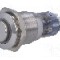 Intrerupator anti-vandalism, ON-(ON), &Oslash;16mm, ONPOW - LAS2GQH-11E/W/12V/S/FP
