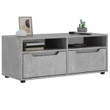 vidaXL Dulap TV &quot;VISNES&quot; Beton Gri 100x40x38 cm Lemn prelucrat