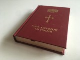 NOUL TESTAMENT CU PSALMI 2018( DUPĂ EDIȚIA DIN 1983) TIPĂRIT CU APROBAREA SF. SINOD. EDITIE CENTENARA 1918-2018, FORMAT 15 x 10,5 CM.