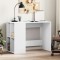 Gossi birou, alb, 102x50x75 cm, lemn prelucrat