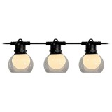 Ghirlanda LED decorativa 8 m cu 10 becuri, lumina calda 3000K
