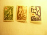Serie mica Finlanda 1941 Crucea Rosie - munca 3 valori (din 4v)