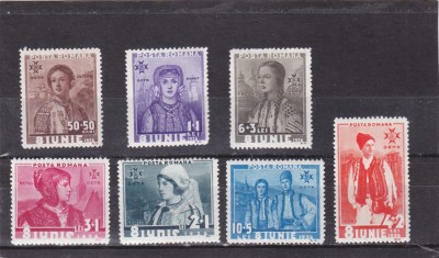 1936 , Romania , Lp 114 , OETR - Costume Nationale - MNH foto