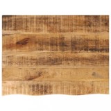 Cumpara ieftin Blat de masa margine naturala, 90x60x2,5 cm, lemn masiv mango