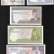 Set Pakistan 1 + 2 + 5 + 10 + 50 rupii rupees aunc unc