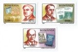 Romania, LP 1544/2001, Aniversari - Personalitati (I), MNH