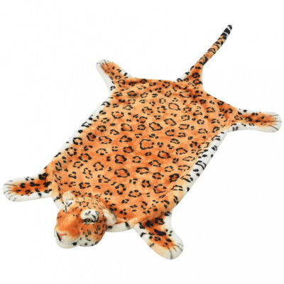 Covor cu model leopard 139 cm Pluș Maro foto