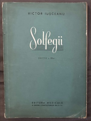 Victor Iusceanu - Solfegii foto