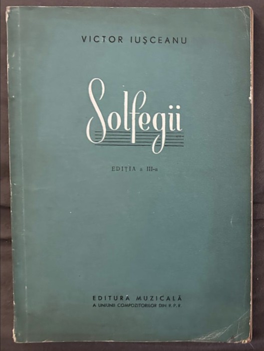 Victor Iusceanu - Solfegii