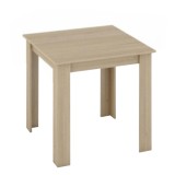 Cumpara ieftin Masa din mdf maro stejar sonoma Kraz 80x80x75 cm