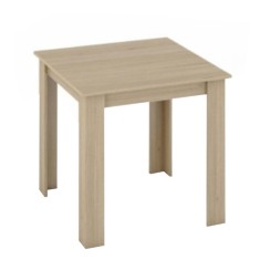 Masa din mdf maro stejar sonoma Kraz 80x80x75 cm