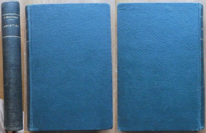 P. Nemoianu, Amintiri, 1939, editia 1 cu autograf catre T. Tanasescu; primul razboi mondial
